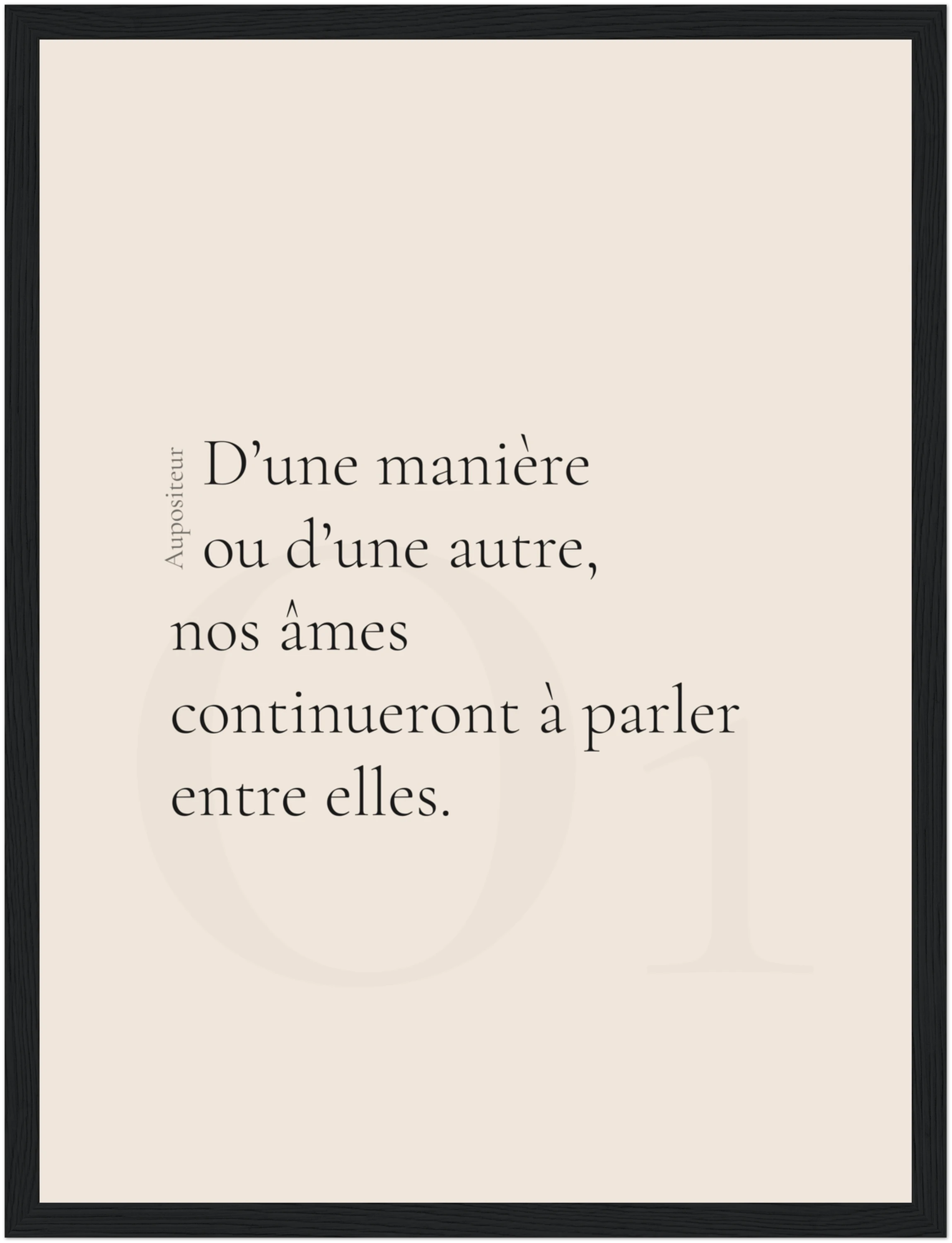Affiche Âmes, cadre noir