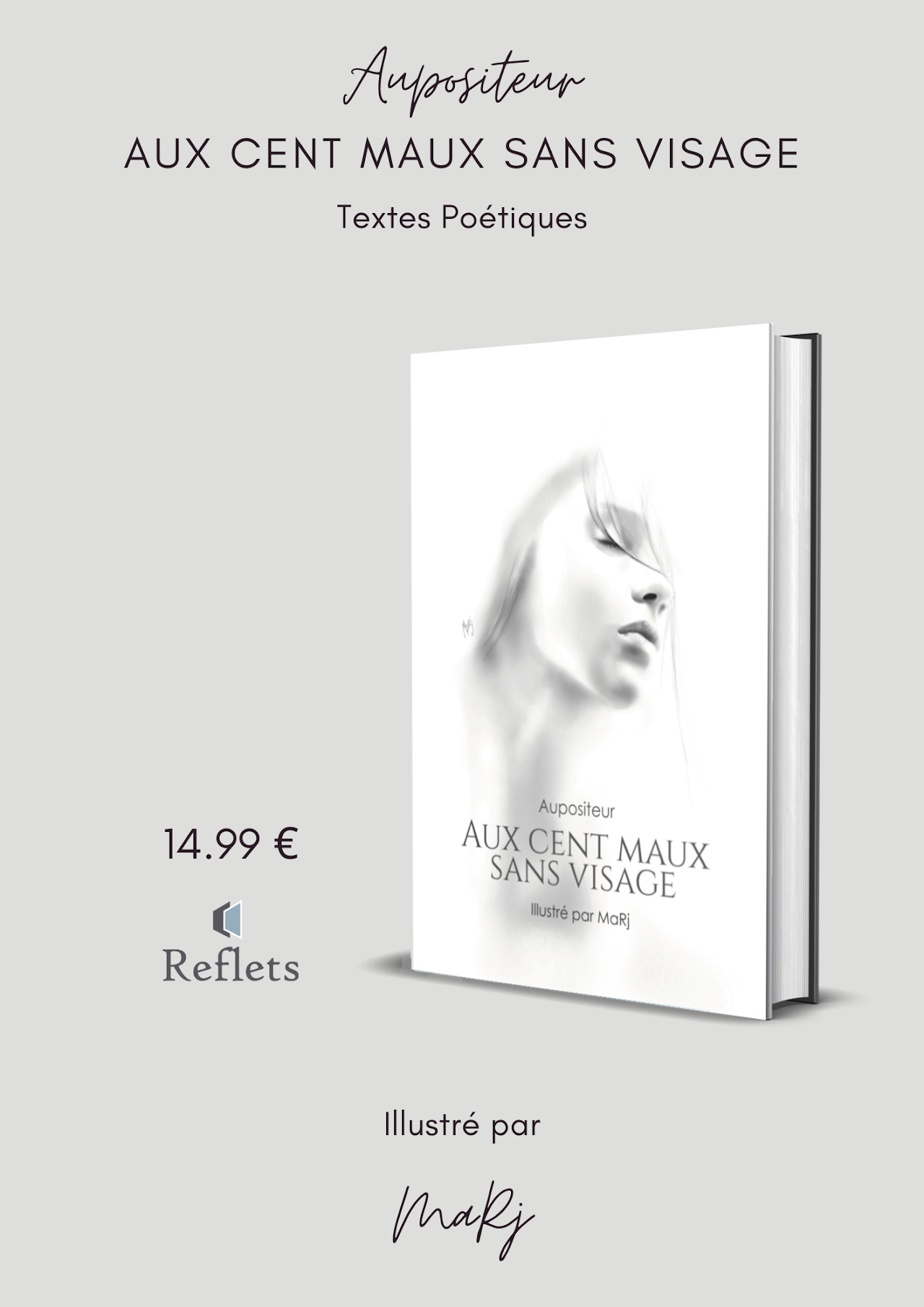 Présentation du livre Aux cent maux sans visage, illustré par MaRj